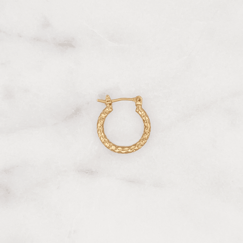 Base Facet Hoop - ByNouck Jewelry