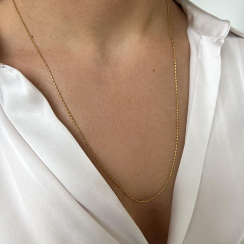 Base Mini Fine Necklace - ByNouck Jewelry