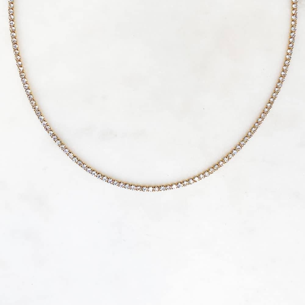 Clear Rhinestone Choker - ByNouck Jewelry