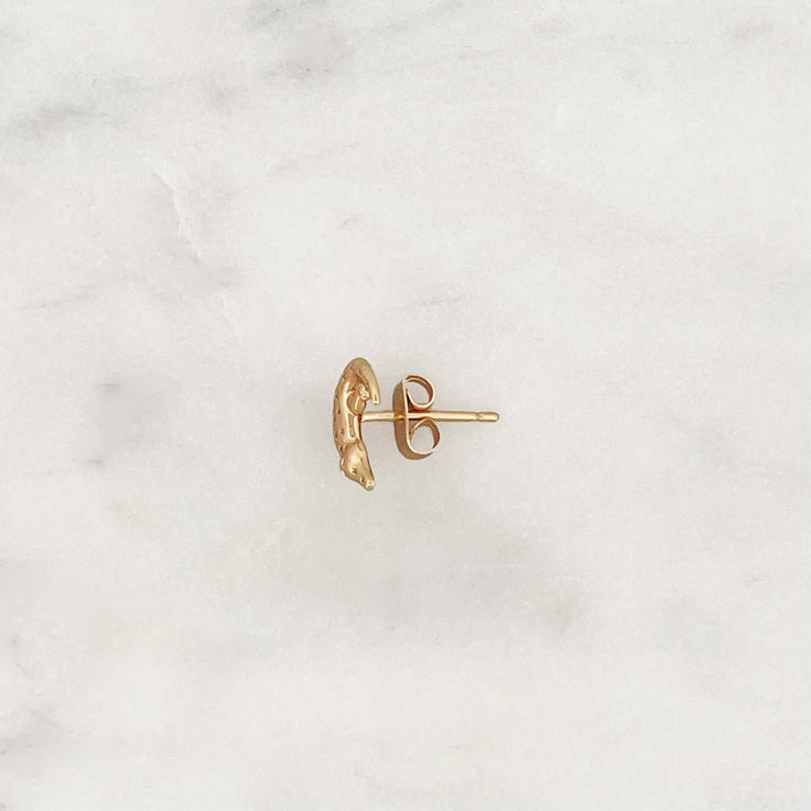 Earstud Crocodile - ByNouck Jewelry