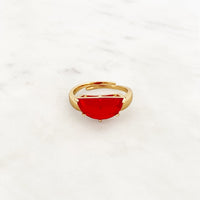 Red Candy Ring - ByNouck Jewelry