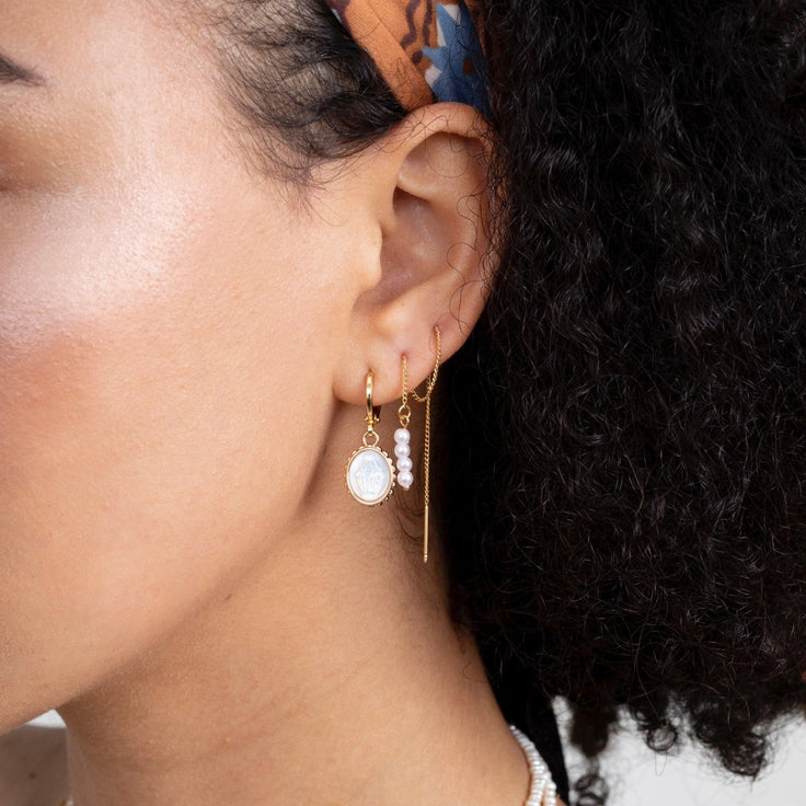 Threader Pearl - ByNouck Jewelry