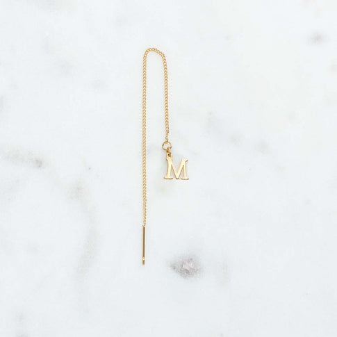 Threader Tiny Initial | ByNouck - Handmade with ♥︎